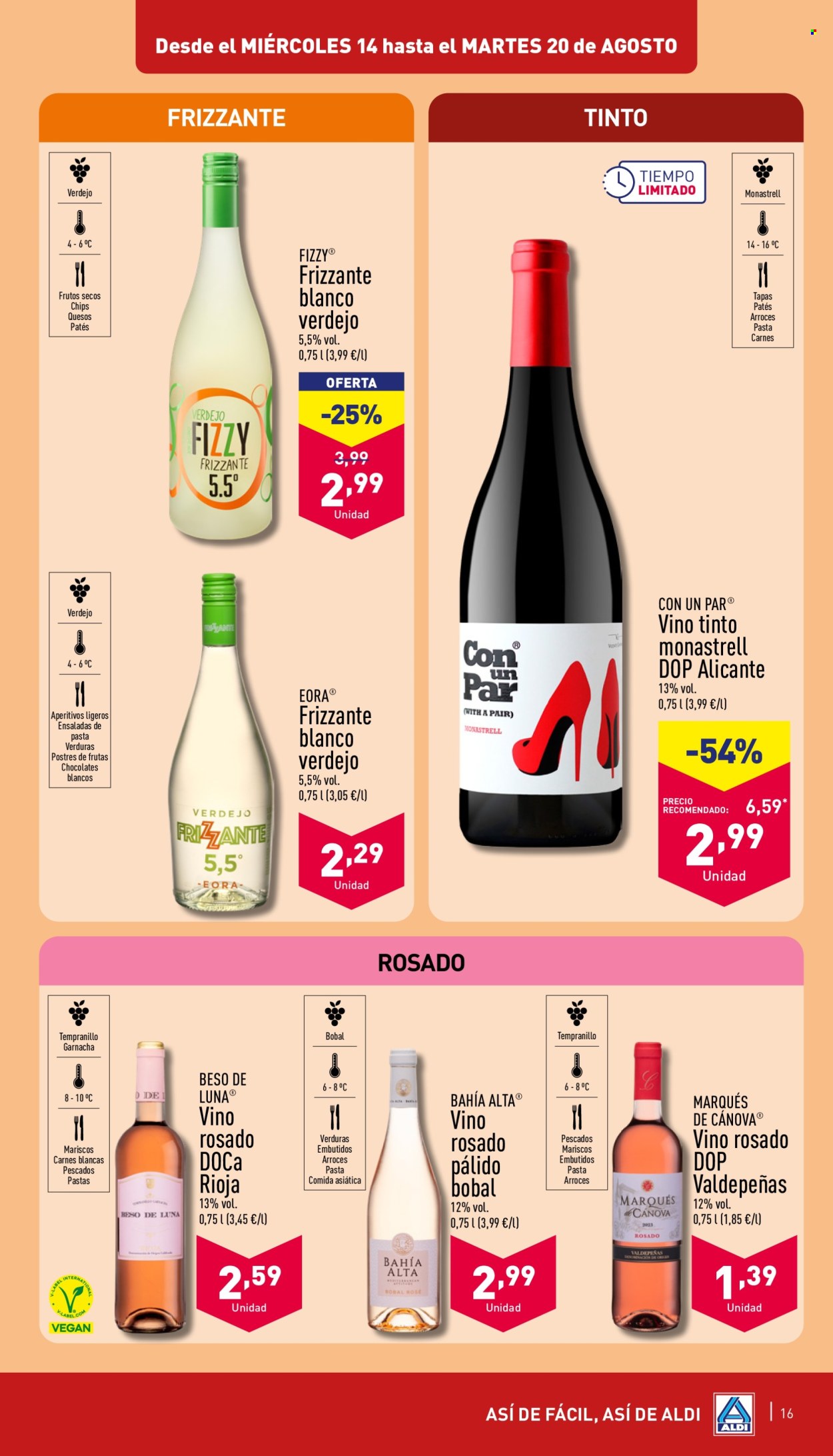 Folleto Aldi - 14/08/24 - 20/08/24. Página 16