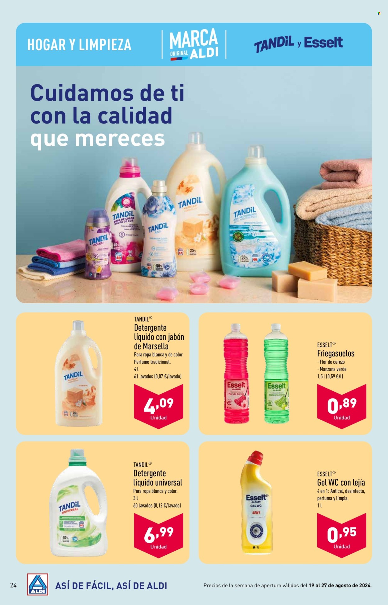 Folleto Aldi - 19/08/24 - 27/08/24. Página 24