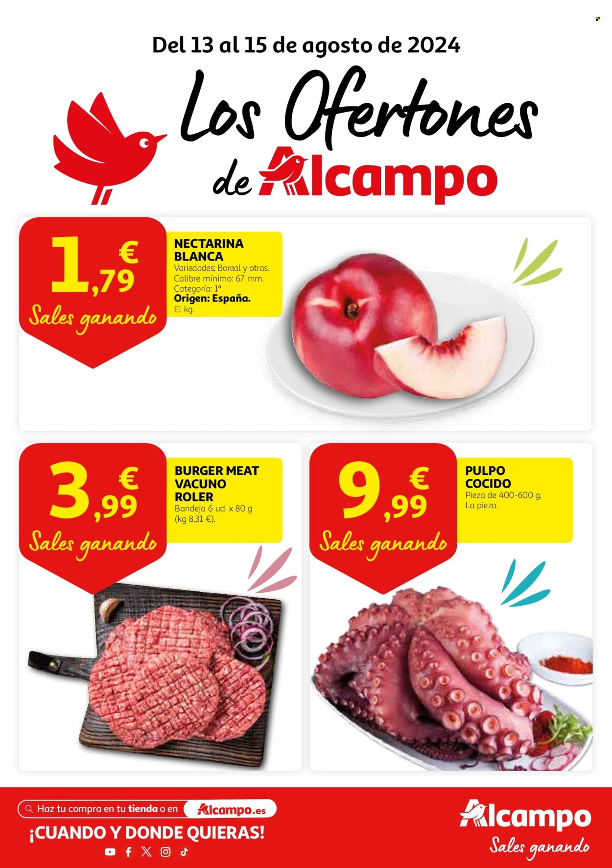 Folleto Alcampo - 13/08/24 - 15/08/24. Página 1