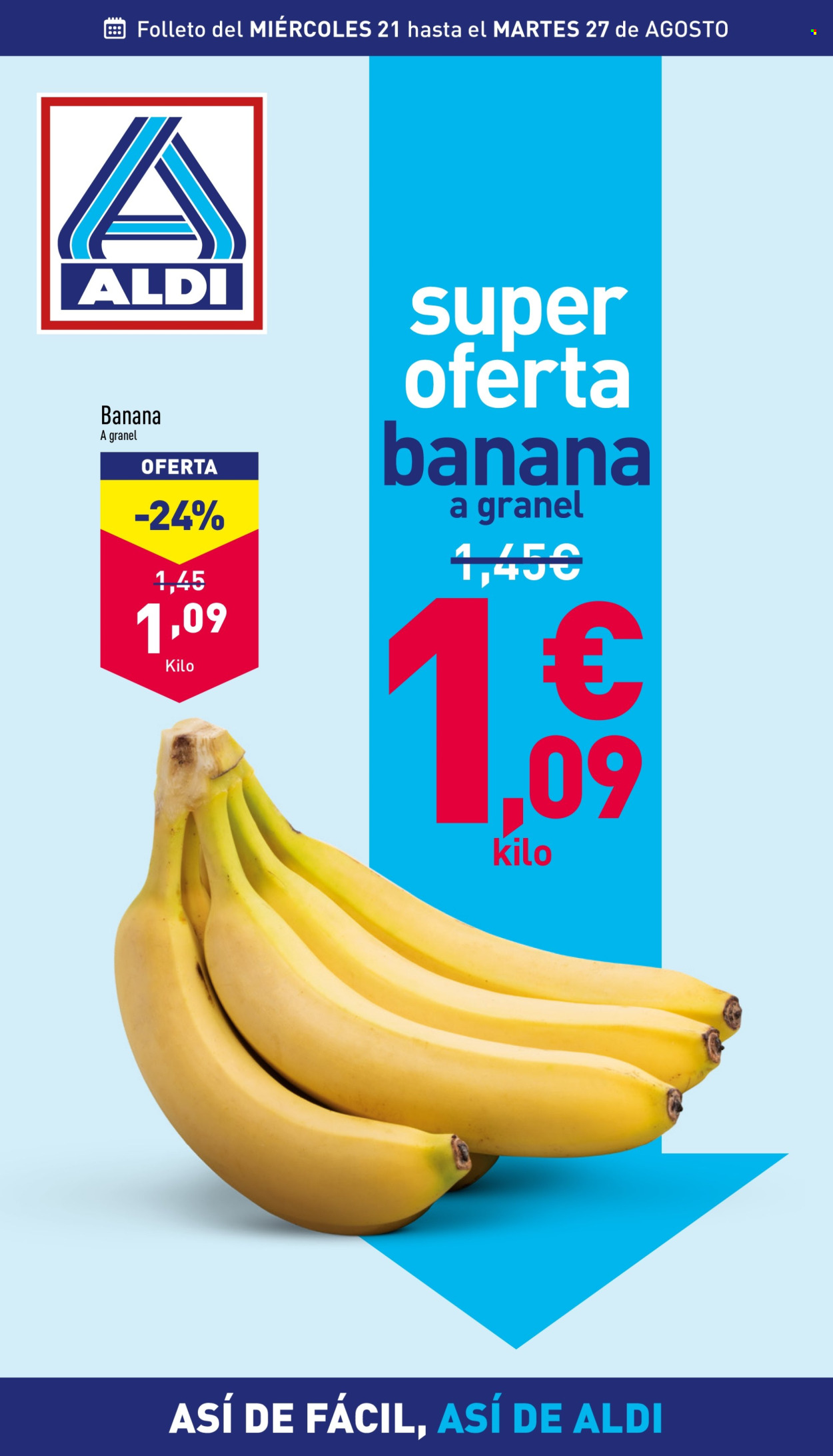 Folleto Aldi - 21/08/24 - 27/08/24. Página 1