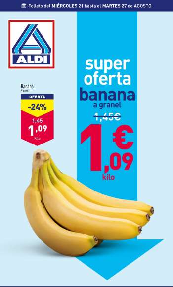 Folleto actual Aldi - 21/08/24 - 27/08/24.