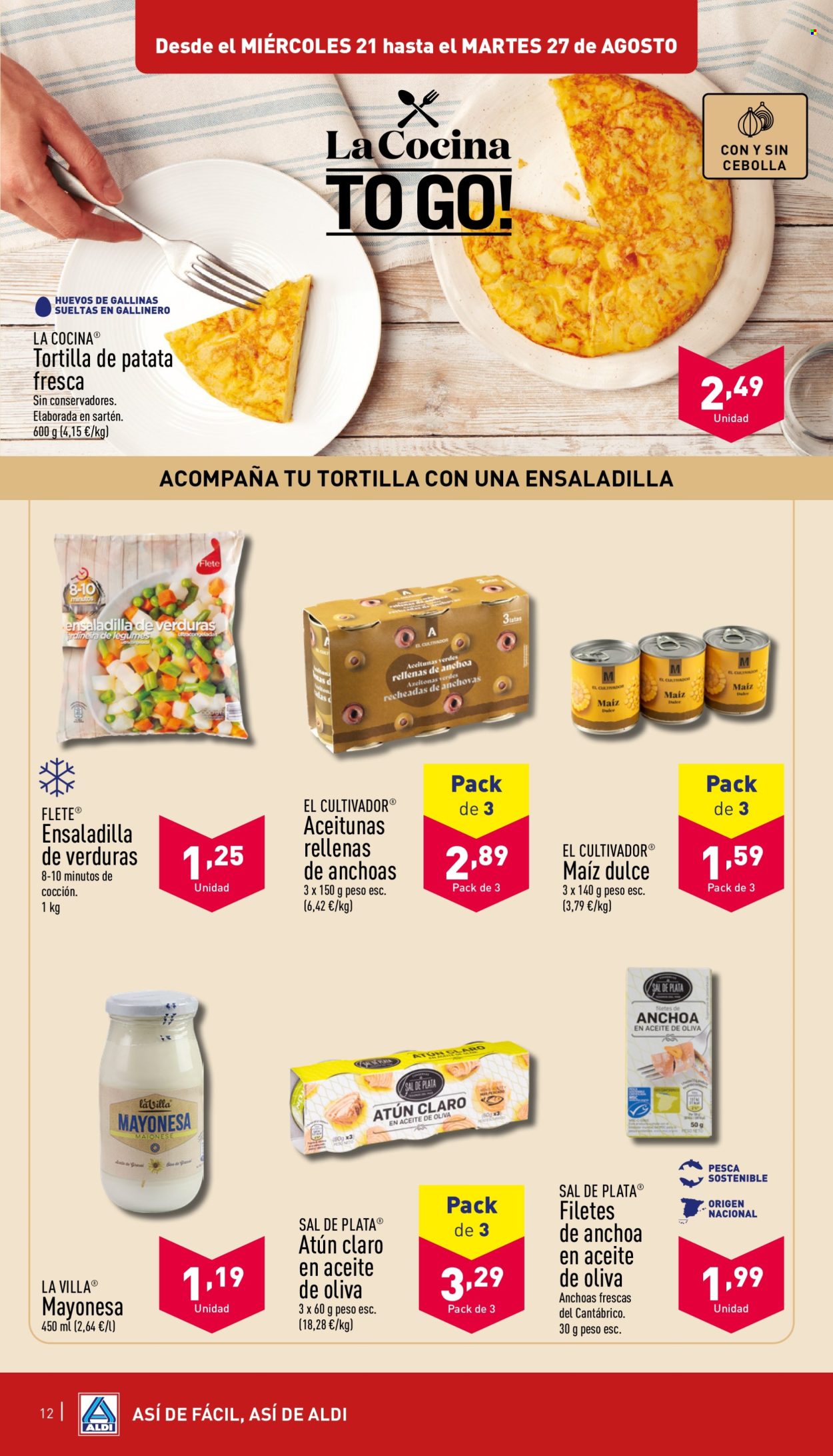 Folleto Aldi - 21/08/24 - 27/08/24. Página 12