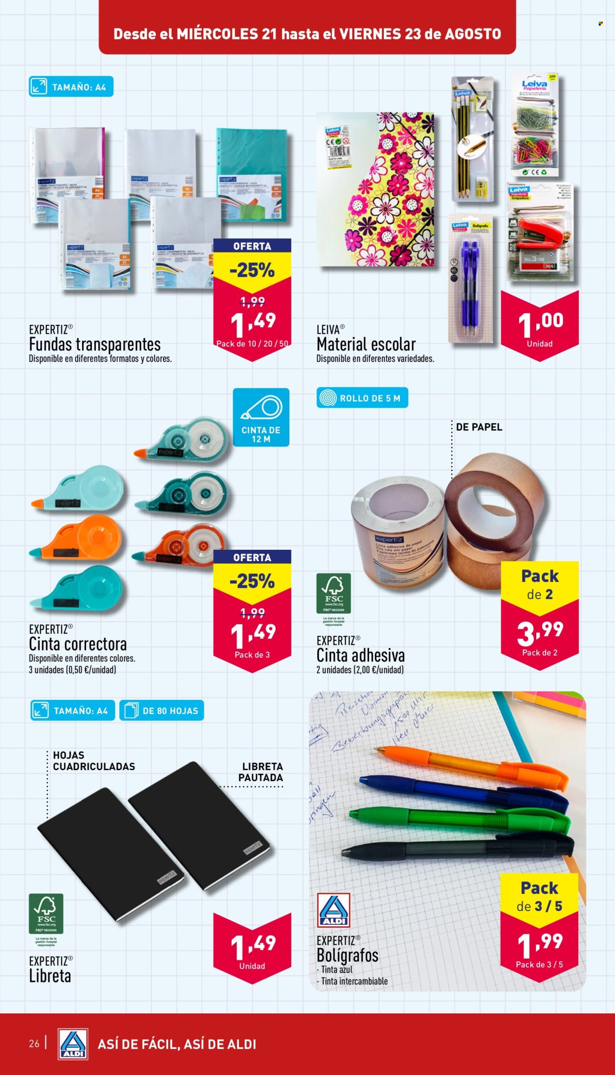 Folleto Aldi - 21/08/24 - 27/08/24. Página 26