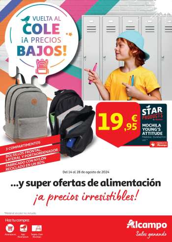 Folleto actual Alcampo - 14/08/24 - 28/08/24.
