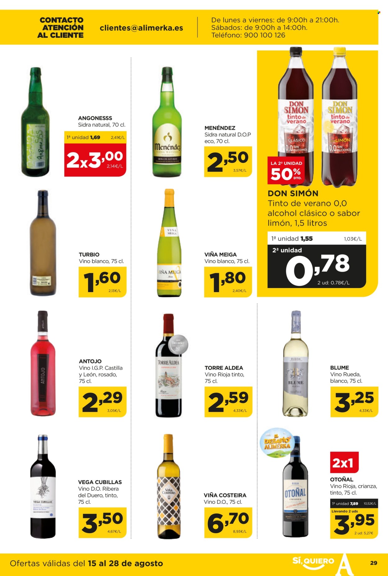 Folleto Alimerka - 15/08/24 - 28/08/24. Página 29