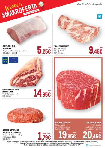 Folleto actual Makro - 13/08/24 - 19/08/24.