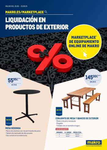 Folleto actual Makro - 15/08/24 - 31/08/24.