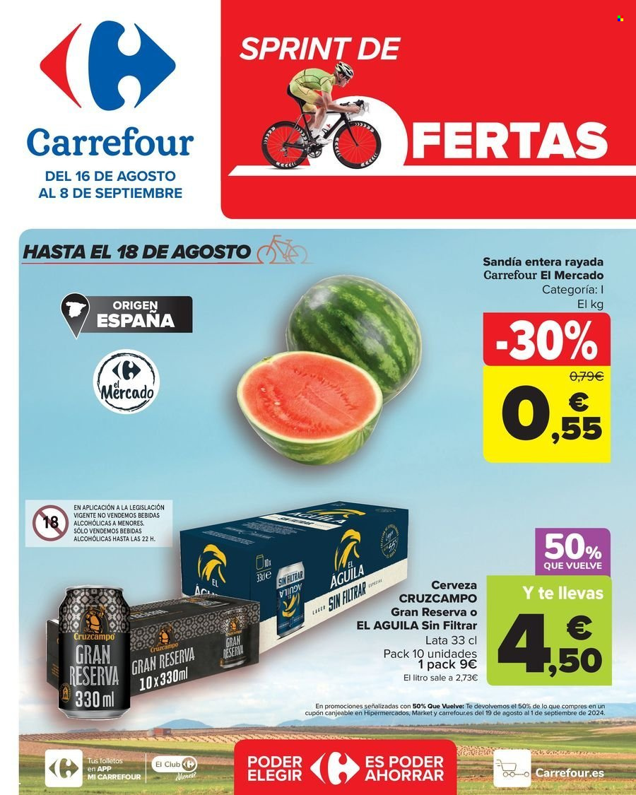 Folleto Carrefour - 16/08/24 - 08/09/24. Página 1