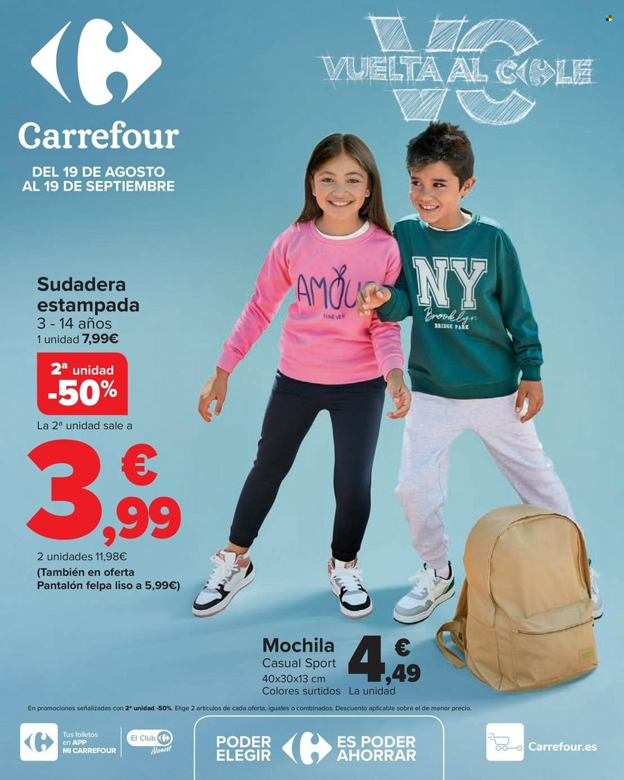 Folleto Carrefour - 19/08/24 - 19/09/24. Página 1