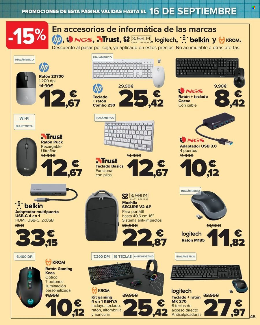 Folleto Carrefour - 19/08/24 - 19/09/24. Página 45