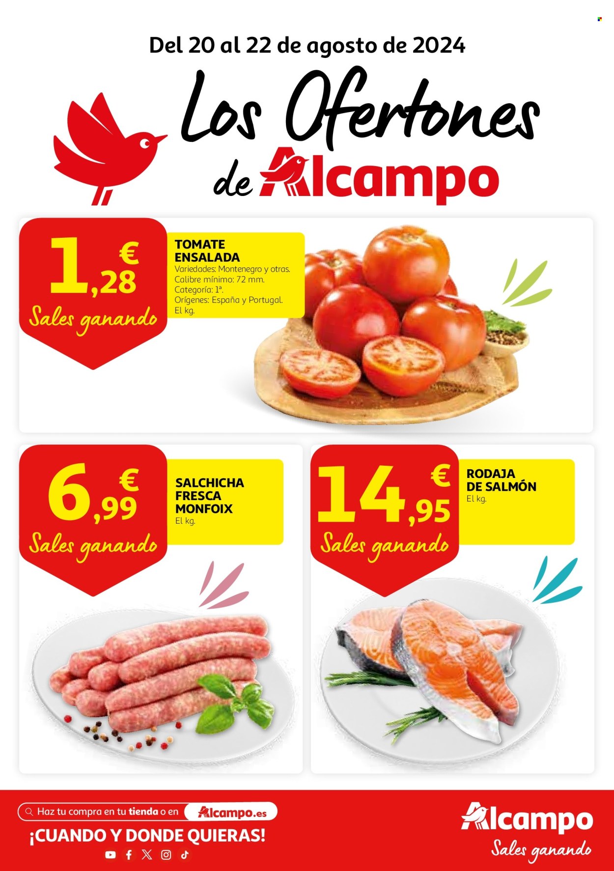Folleto Alcampo - 20/08/24 - 22/08/24. Página 1