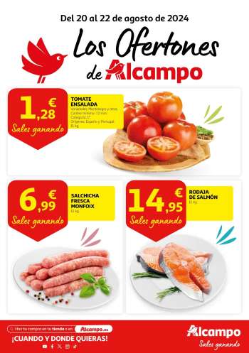 Folleto actual Alcampo - 20/08/24 - 22/08/24.