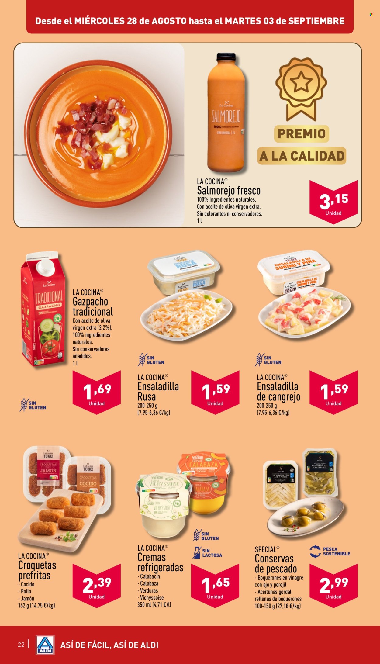 Folleto Aldi - 28/08/24 - 03/09/24. Página 22