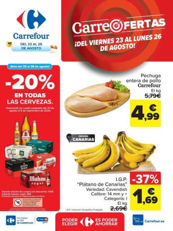 Folleto actual Carrefour - 23/08/24 - 26/08/24.