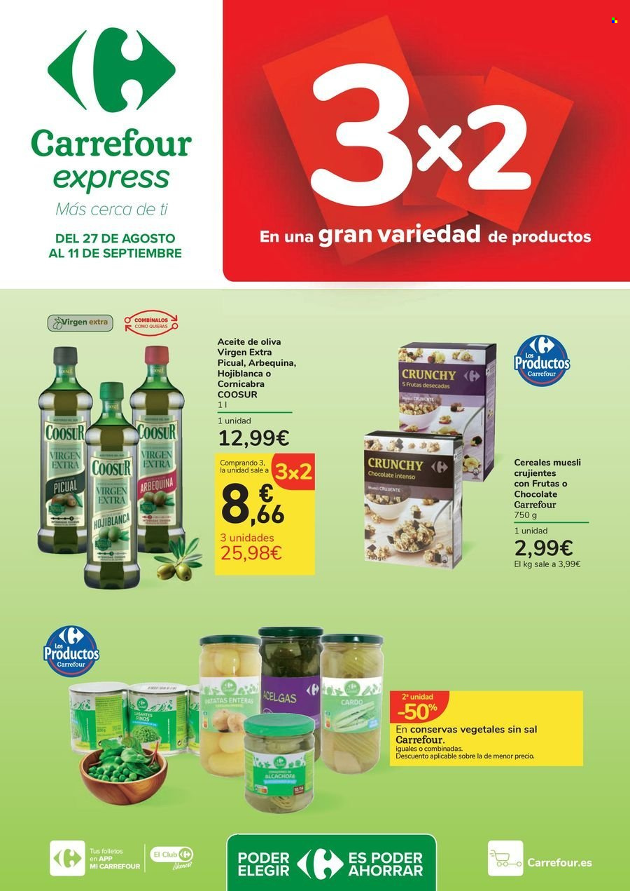 Folleto Carrefour - 27/08/24 - 11/09/24. Página 1