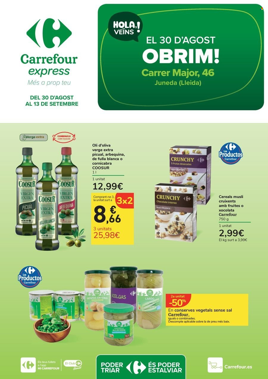 Folleto Carrefour - 30/08/24 - 13/09/24. Página 1