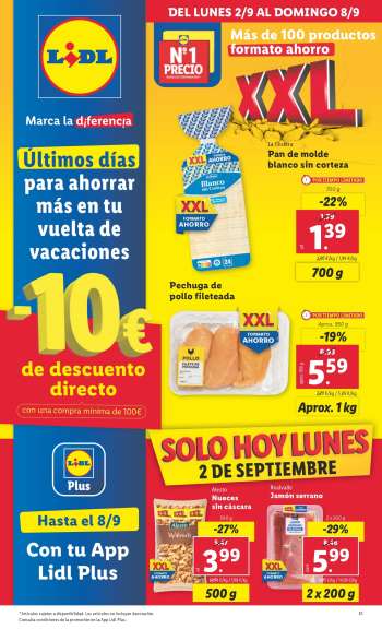 Folleto actual Lidl - 02/09/24 - 08/09/24.