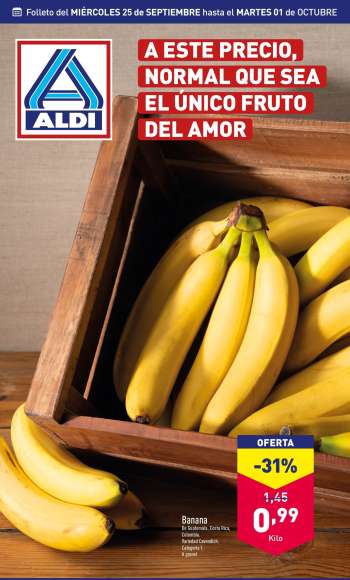 Folleto actual Aldi - 25/09/24 - 01/10/24.