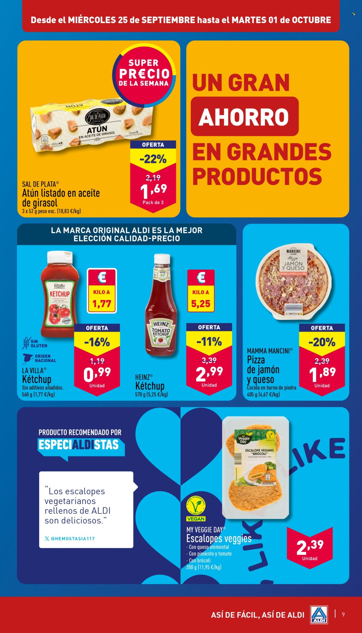 Folleto Aldi - 25/09/24 - 01/10/24. Página 9