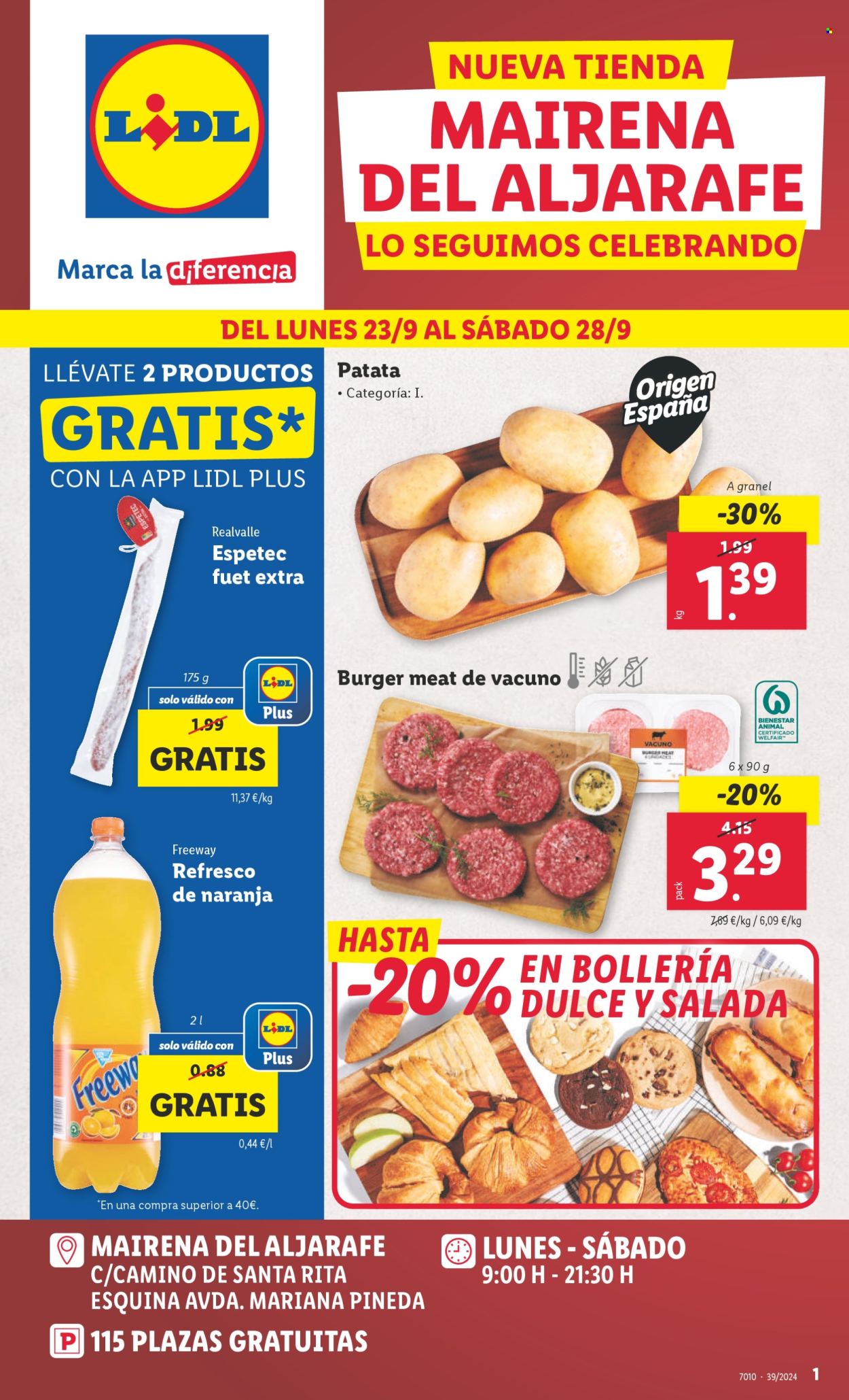 Folleto Lidl - 23/09/24 - 28/09/24. Página 1