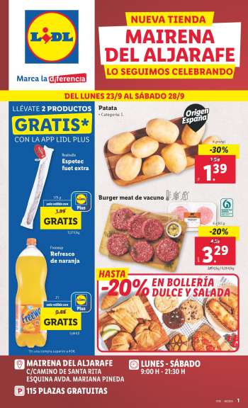Folleto actual Lidl - 23/09/24 - 28/09/24.