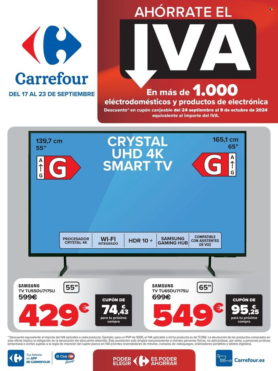 Folleto Carrefour - 17/09/24 - 23/09/24. Página 1
