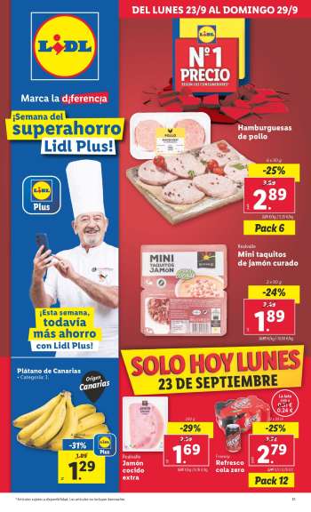 Folleto actual Lidl - 23/09/24 - 29/09/24.