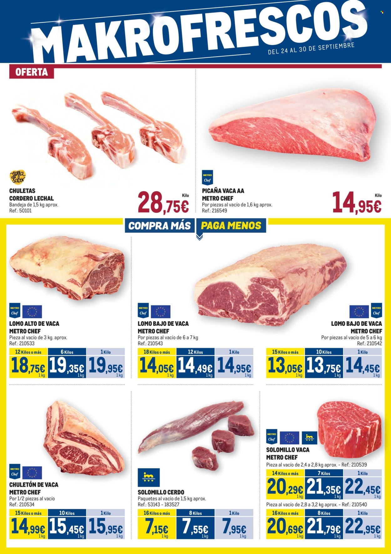 Folleto Makro - 24/09/24 - 30/09/24. Página 1