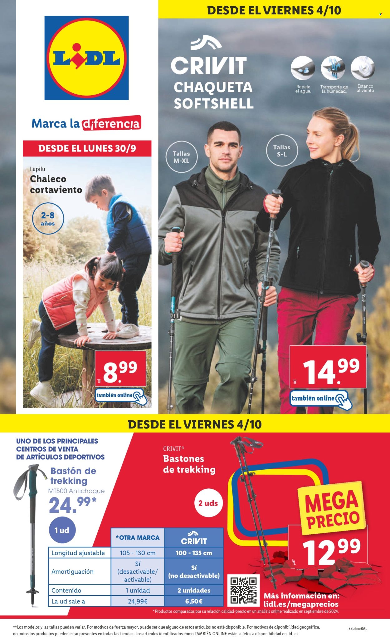 Folleto Lidl - 30/09/24 - 06/10/24. Página 1