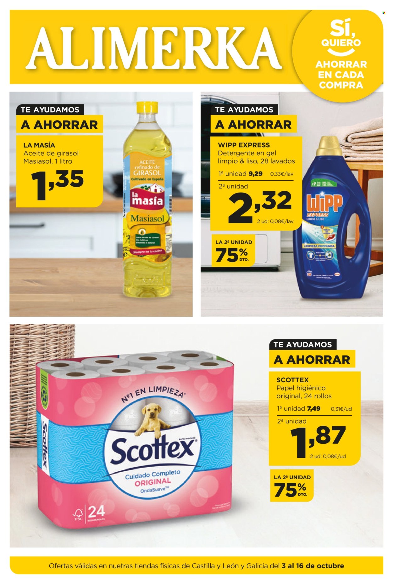 Folleto Alimerka - 03/10/24 - 16/10/24. Página 1