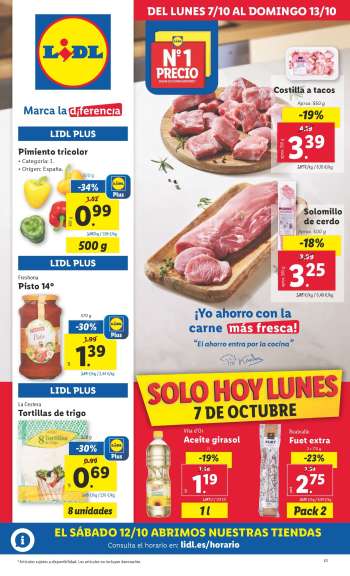 Folleto actual Lidl - 07/10/24 - 13/10/24.