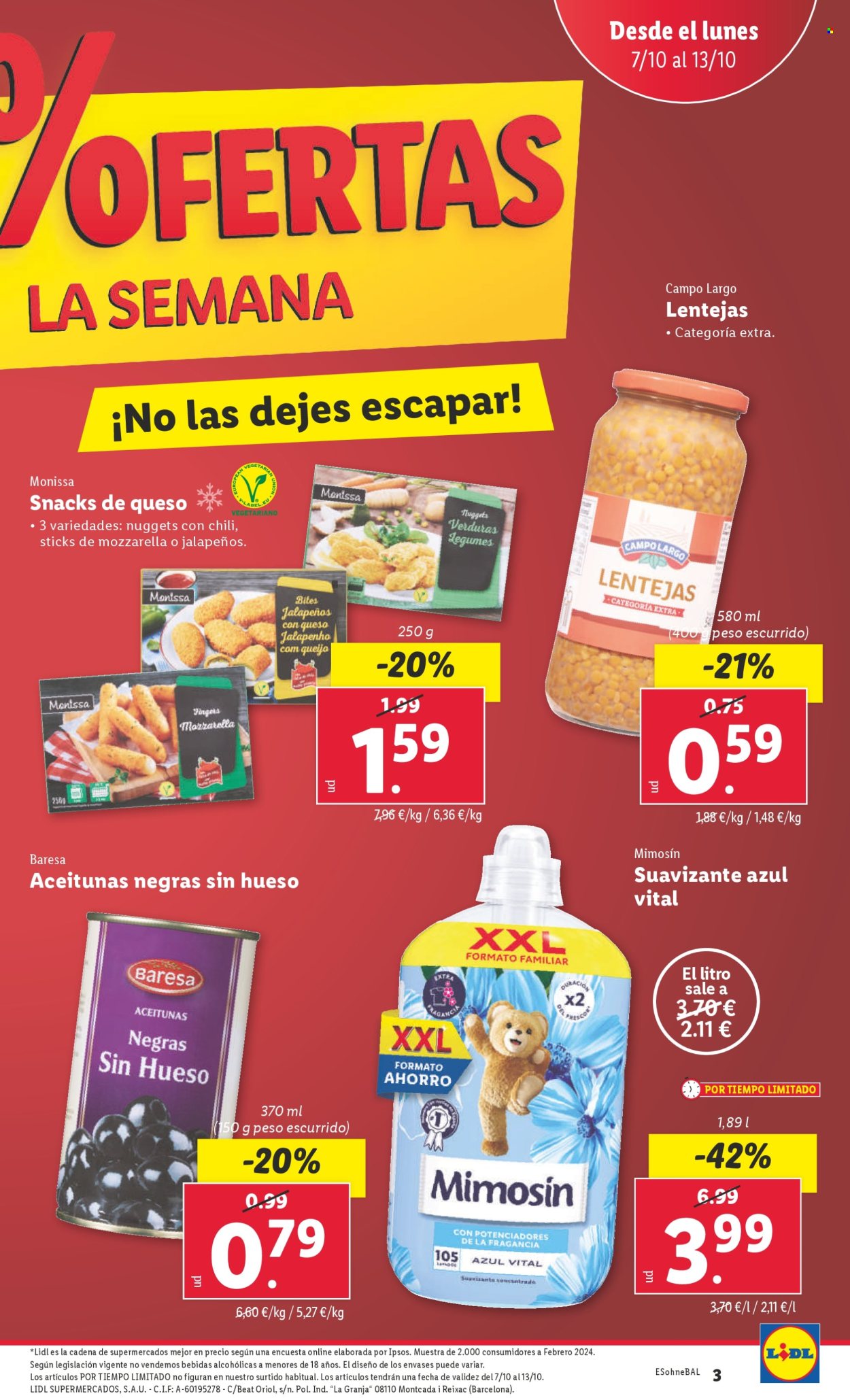 Folleto Lidl - 07/10/24 - 13/10/24. Página 3