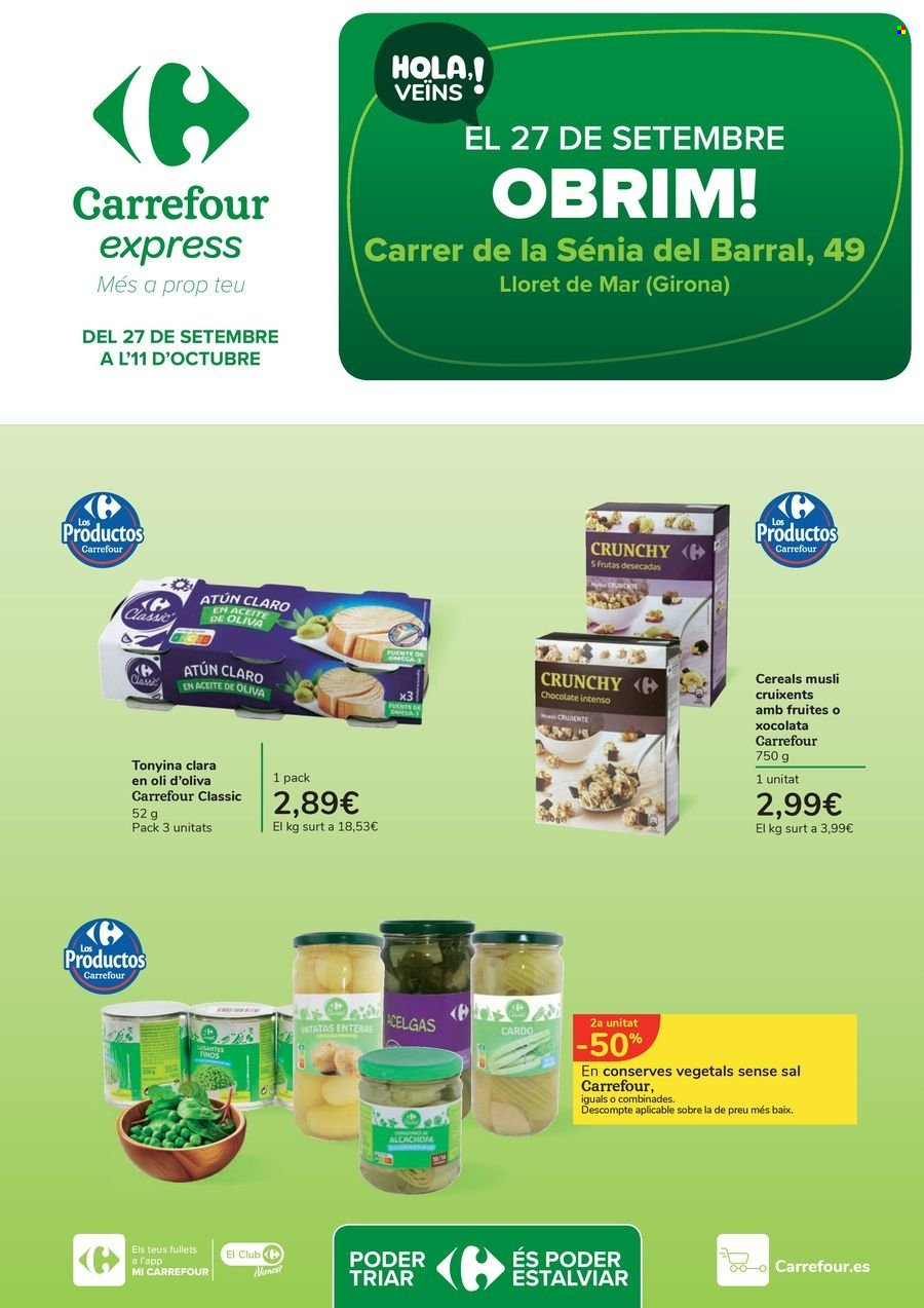 Folleto Carrefour - 27/09/24 - 11/10/24. Página 1