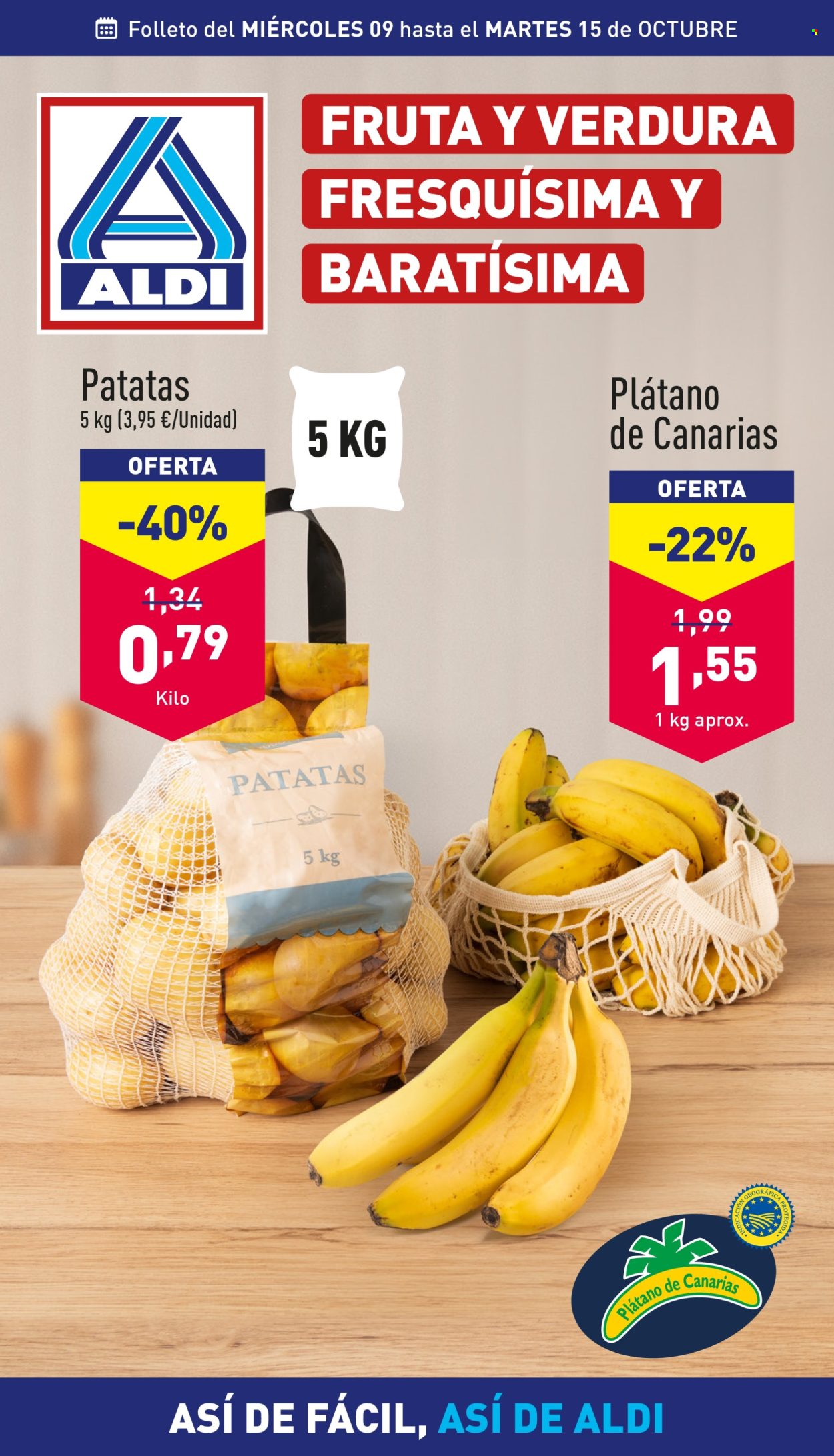 Folleto Aldi - 09/10/24 - 15/10/24. Página 1