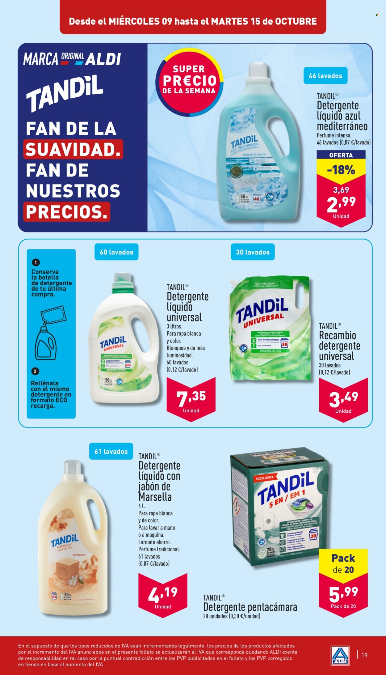 Folleto Aldi - 09/10/24 - 15/10/24. Página 19
