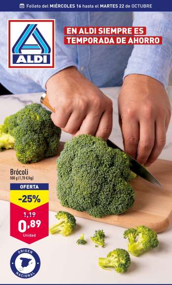 Folleto actual Aldi - 16/10/24 - 22/10/24.