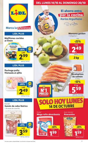 Folleto actual Lidl - 14/10/24 - 20/10/24.