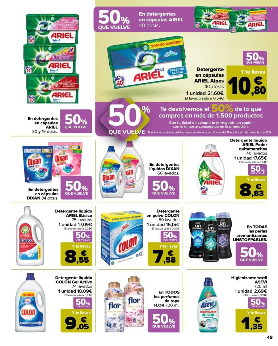 Folleto Carrefour - 10/10/24 - 24/10/24. Página 49