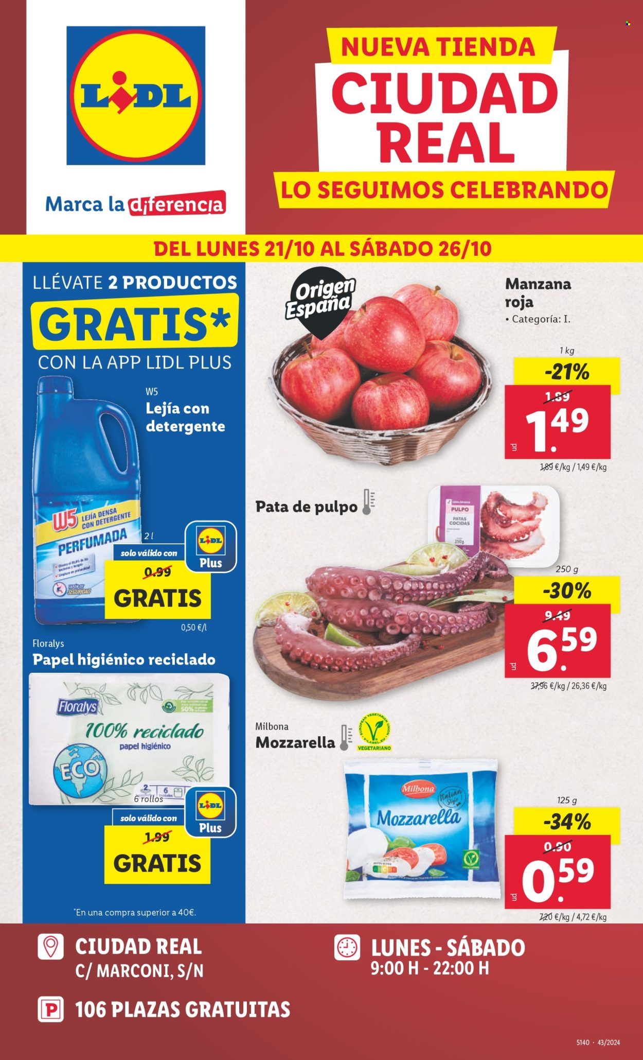 Folleto Lidl - 21/10/24 - 26/10/24. Página 1