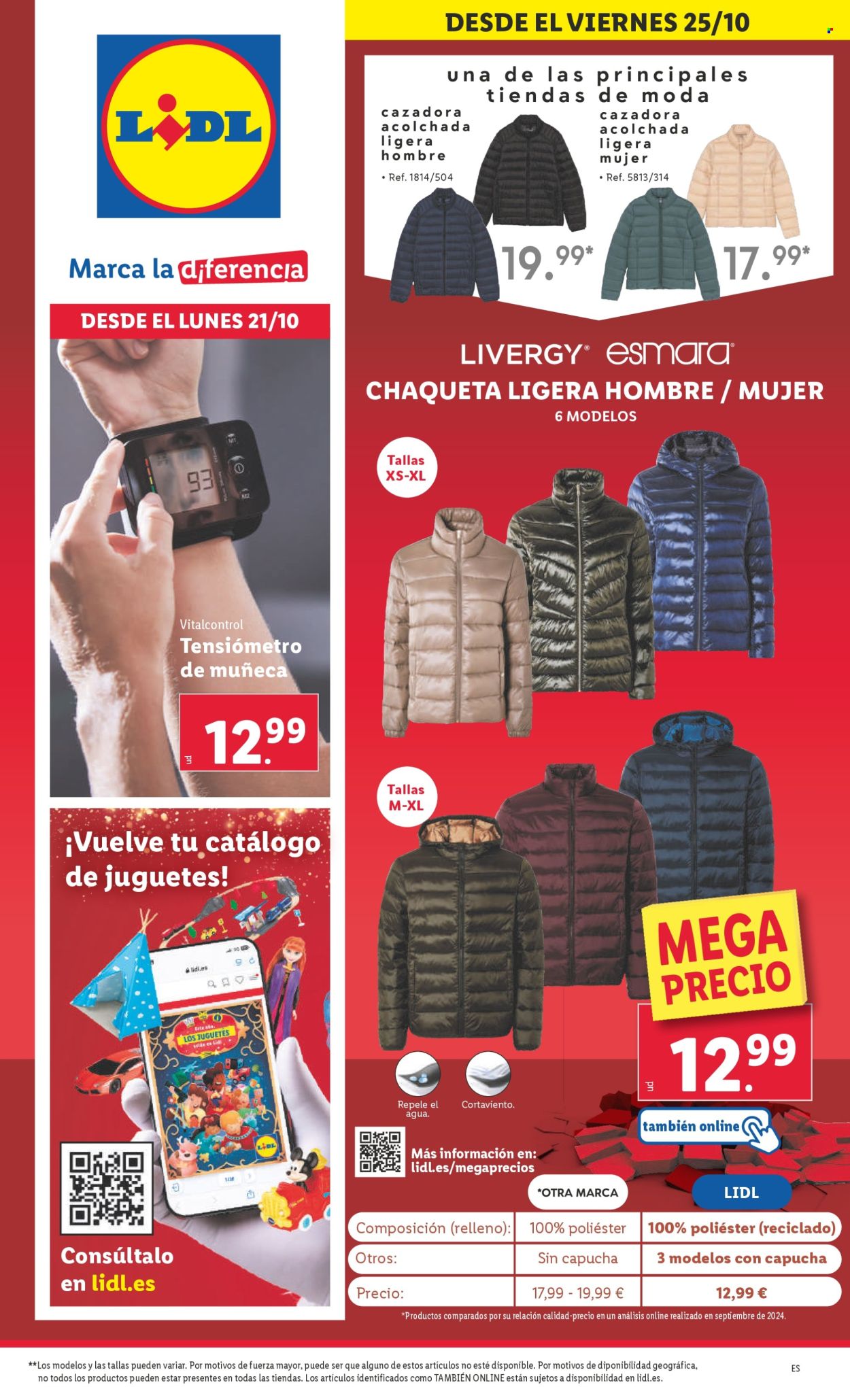 Folleto Lidl - 21/10/24 - 27/10/24. Página 25