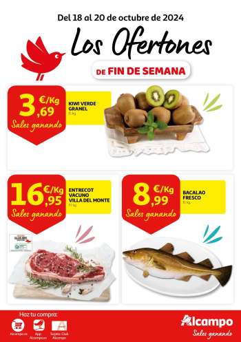 Folleto actual Alcampo - 18/10/24 - 20/10/24.