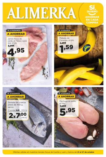 Folleto actual Alimerka - 21/10/24 - 27/10/24.
