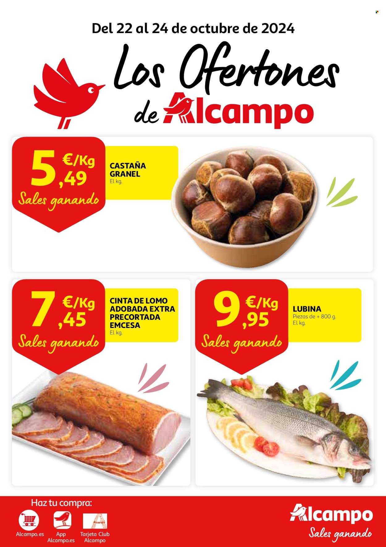 Folleto Alcampo - 22/10/24 - 24/10/24. Página 1
