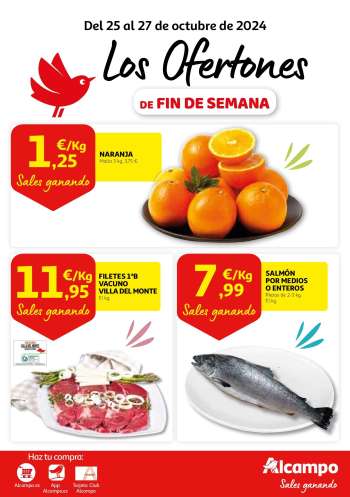 Folleto actual Alcampo - 25/10/24 - 27/10/24.