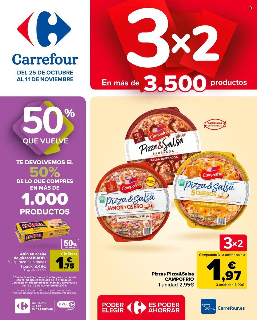 Folleto Carrefour - 25/10/24 - 11/11/24. Página 1