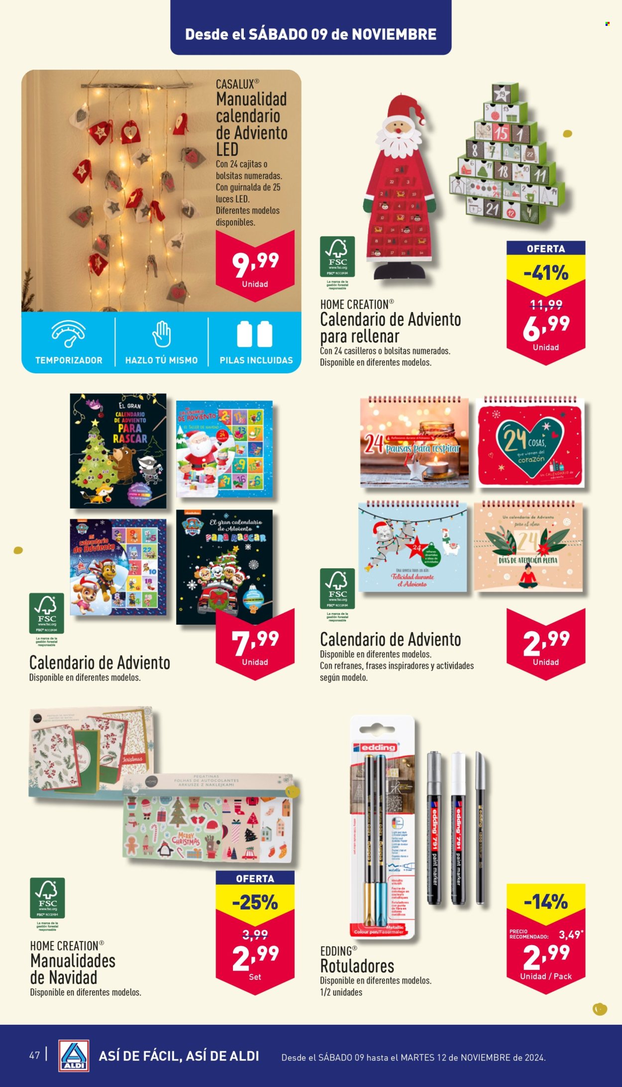 Folleto Aldi - 06/11/24 - 12/11/24. Página 47