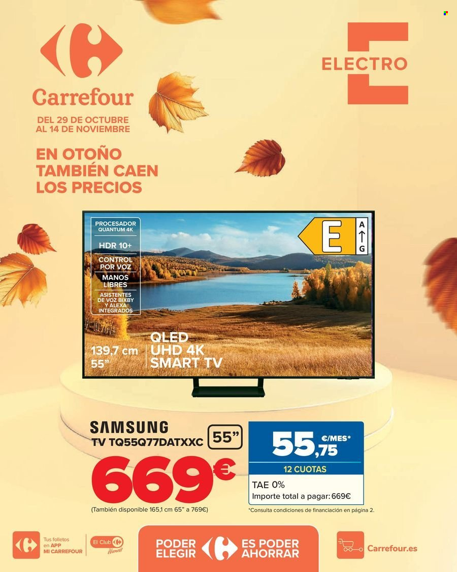 Folleto Carrefour - 29/10/24 - 14/11/24. Página 1