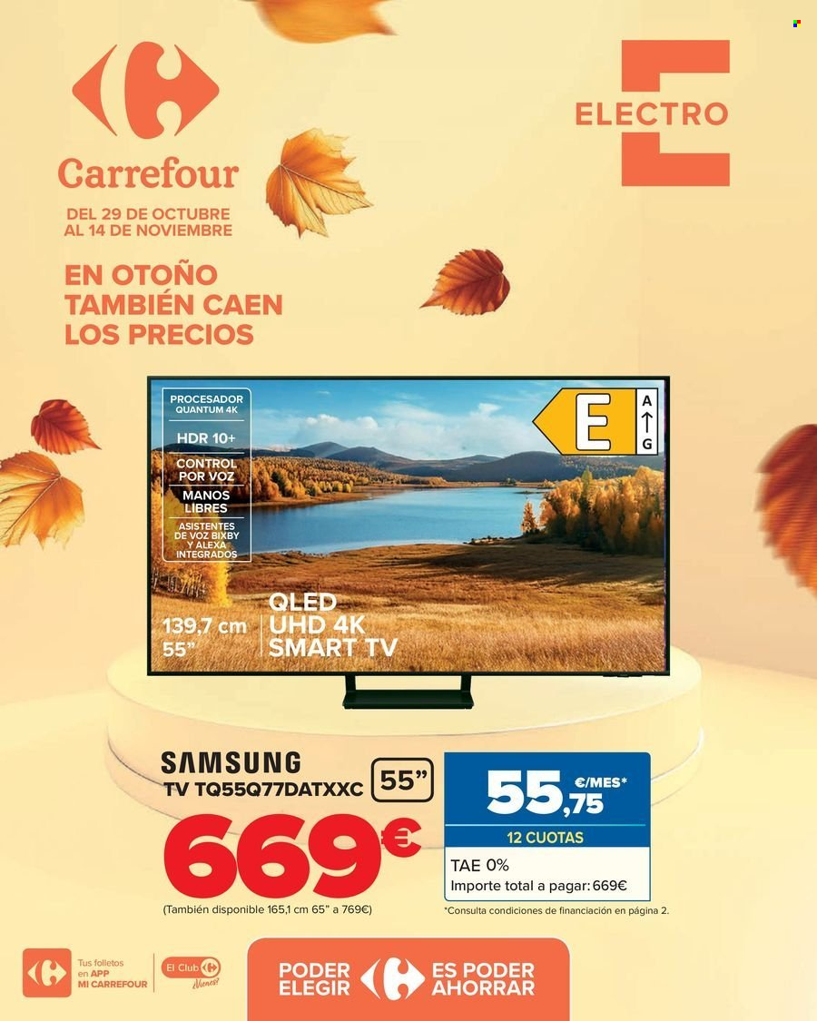 Folleto Carrefour - 29/10/24 - 14/11/24. Página 1