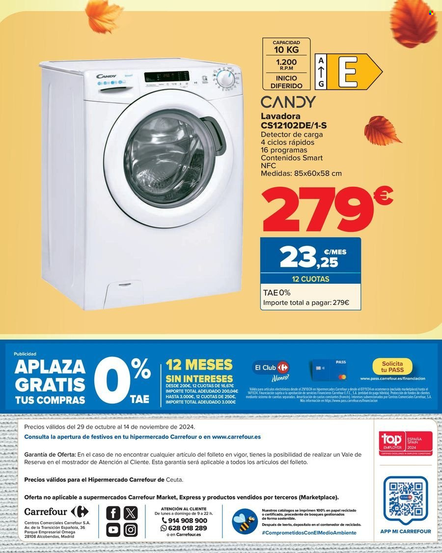 Folleto Carrefour - 29/10/24 - 14/11/24. Página 25