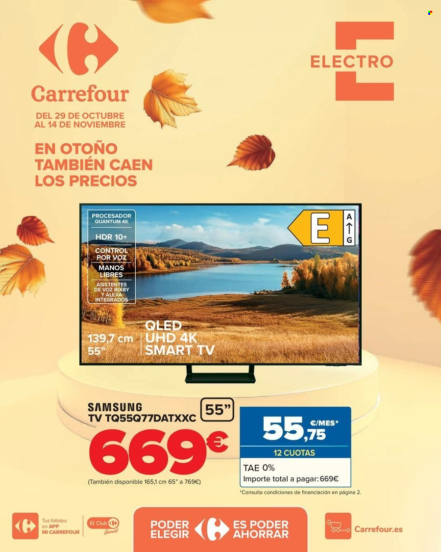 Folleto Carrefour - 29/10/24 - 14/11/24. Página 1